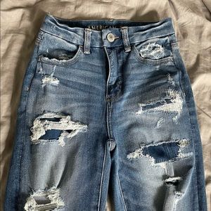 AE curvy high waisted jeans